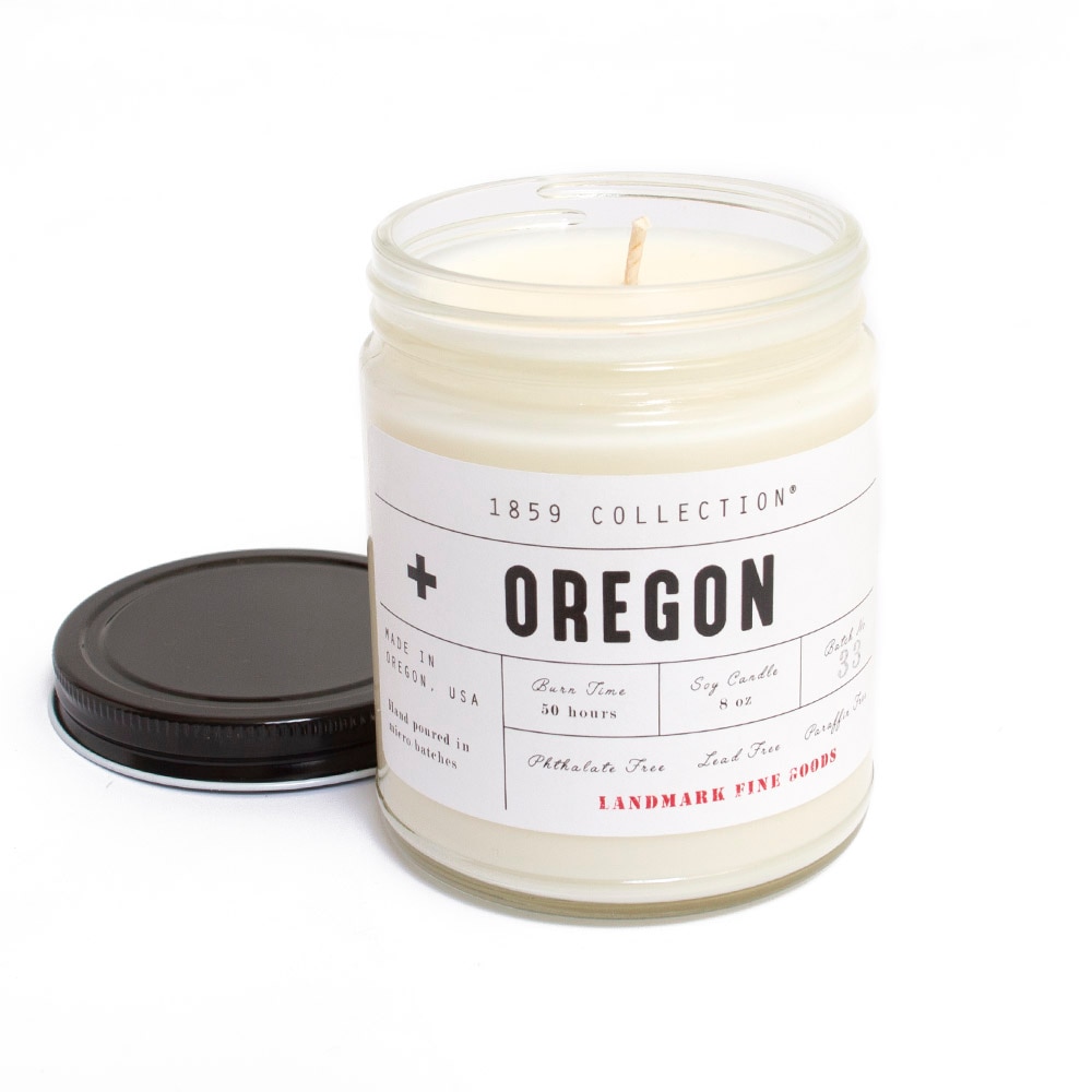 PNW/Oregon Spirit, Landmark Fine Goods, Candles, Home & Auto, 8 ounce, Oregon, 403725
